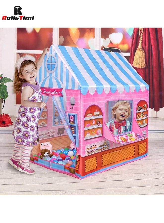 Super Joy Pink Candy Princess Kids Tent Playhouses Tent for Kids Outdoor Indoor PlayHouse Castle Tent - Image 2