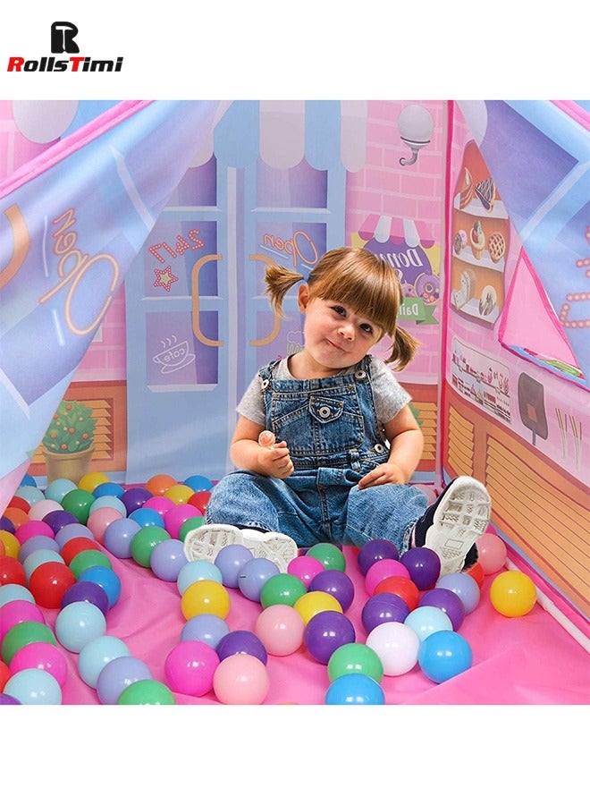 Super Joy Pink Candy Princess Kids Tent Playhouses Tent for Kids Outdoor Indoor PlayHouse Castle Tent - Image 4