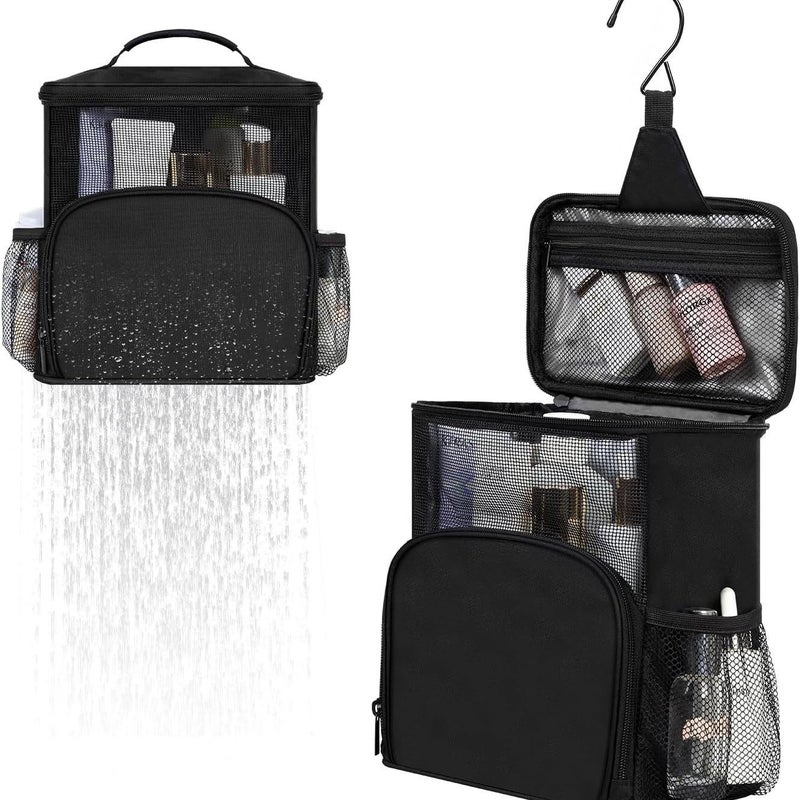 Mesh Waterproof Cosmetic Bag For Women, Satchel Large-Capacity Toiletry Bag, Men'S Cosmetics Daily Necessities Travel Cosmetics Bag - Image 1