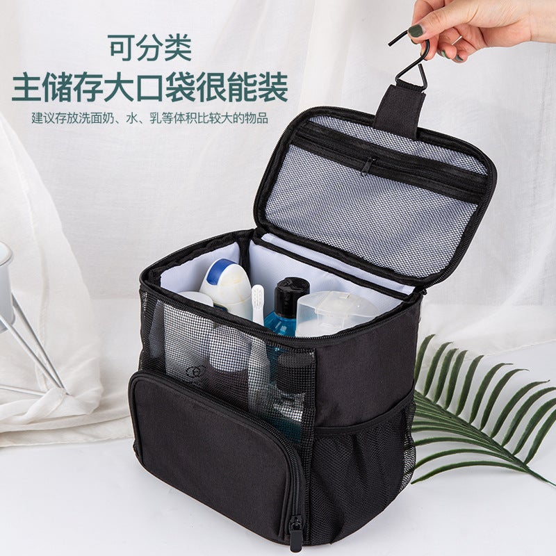 Mesh Waterproof Cosmetic Bag For Women, Satchel Large-Capacity Toiletry Bag, Men'S Cosmetics Daily Necessities Travel Cosmetics Bag - Image 3