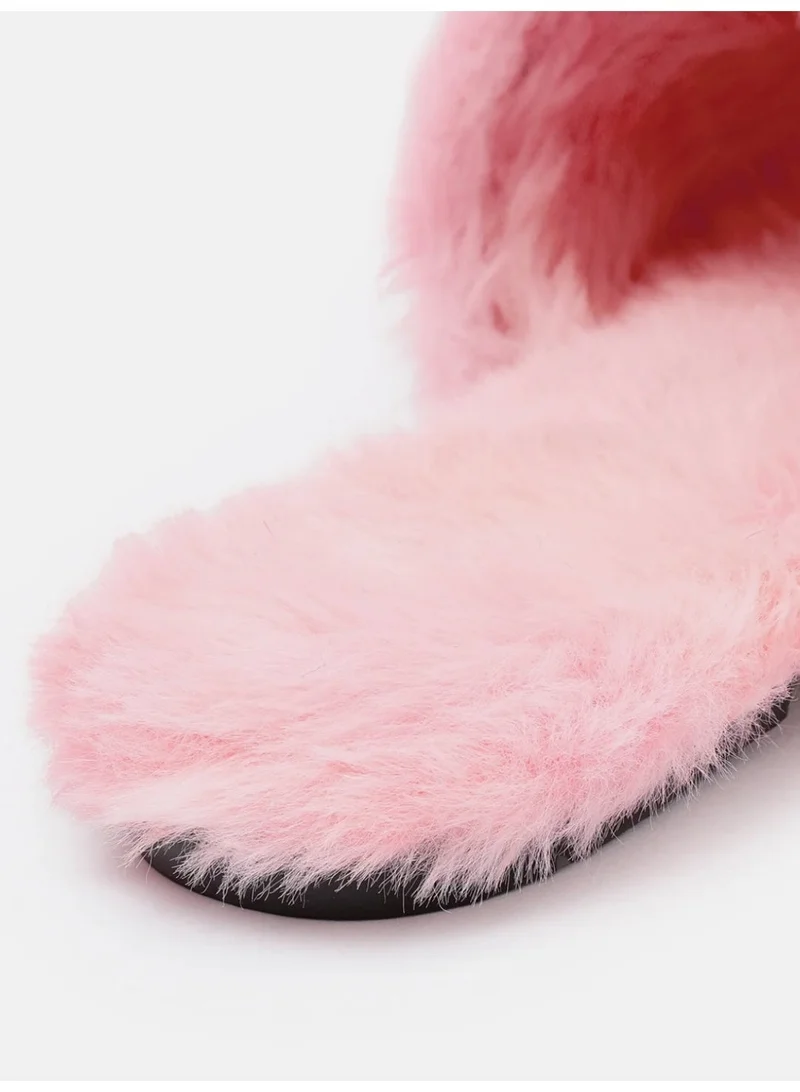 ZORIWORLD  Buttereye Chic Indoor Slipper Slides Soft Vegan Fur & Lightweight Cushioned Sole Hand-Beaded Design for Women | Best Price UAE