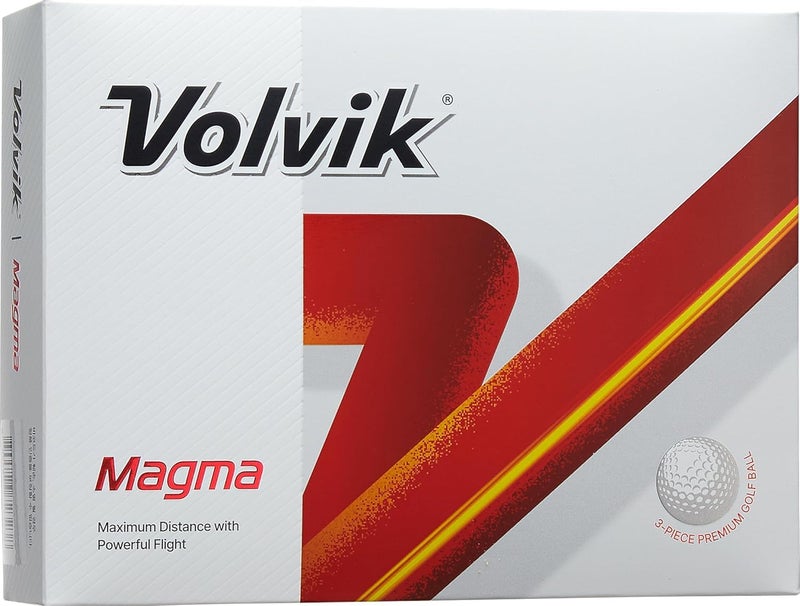 Volvik Magma Golf Balls (One Dozen) (White) - Image 1