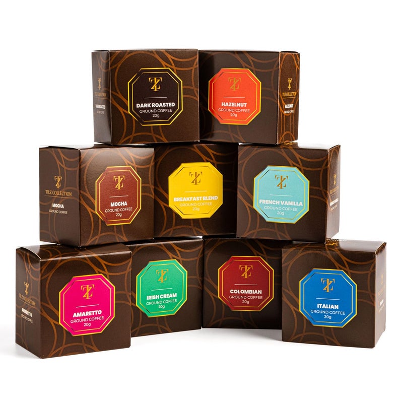 Tilz Coffee Gifts - Gourmet Coffee Gift Set |9 Ground Coffee Assortment Gift Set |Coffee Sampler Gift Set, Tasting Kit |Gifts For Coffee Lovers |Ground Coffee Gift Basket |Gifts For Men And Women - Image 5