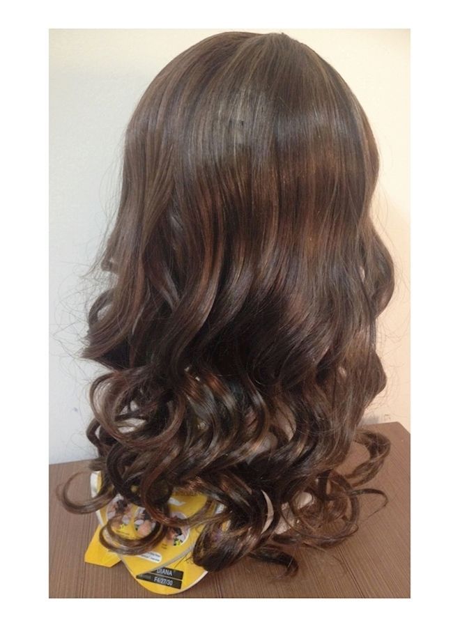 Synthetic Wavy Hair Wig Black