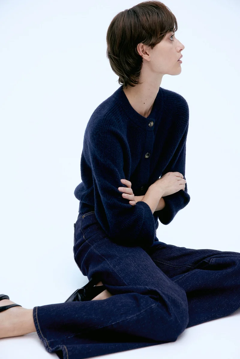اتش اند ام Wide High Jeans