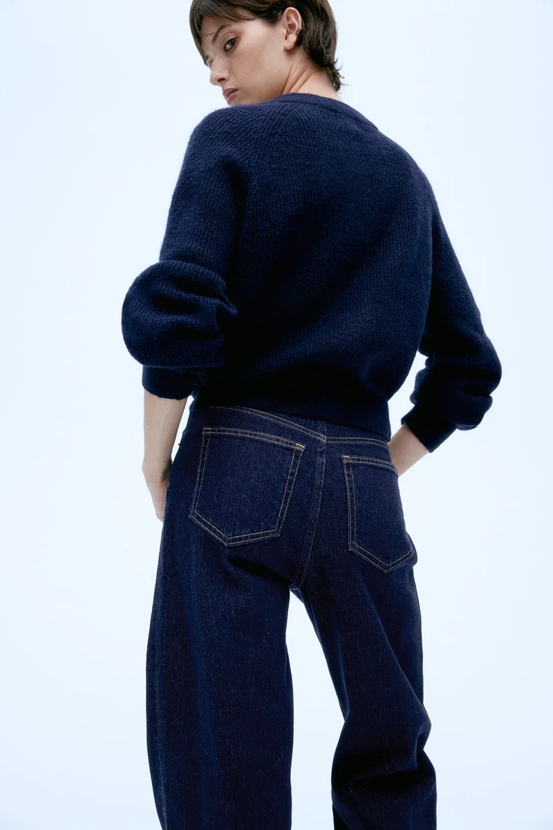 اتش اند ام Wide High Jeans