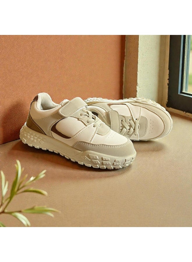 Kids Casual Sneakers with Velcro & Laces – Lightweight Comfortable Shoes - Image 1