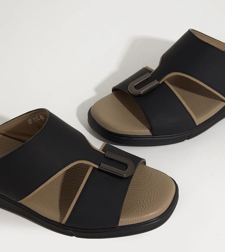 Hush Puppies  Hush Puppies Men's Black Sandals for Men | Best Price UAE