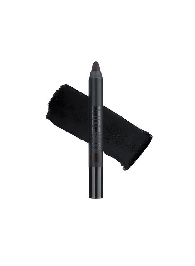 NUDESTIX Magnetic Matte Eye Color Pencil, Eyeshadow + Eyeliner + Eyelid Primer, Cream Makeup Stick, Long Lasting, Waterproof, Shade: Night - Image 1
