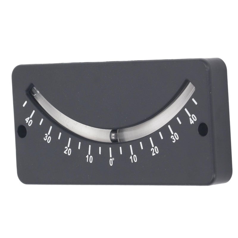 Clinometer 40 To 40 Degree Tube Inclinometer With Fixing Hole For Horizontal Micro Angle Testing Clear Reading Compact Lightweight ABS Housing - Image 4