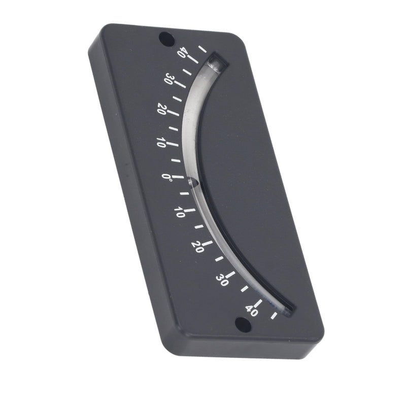 Clinometer 40 To 40 Degree Tube Inclinometer With Fixing Hole For Horizontal Micro Angle Testing Clear Reading Compact Lightweight ABS Housing - Image 5