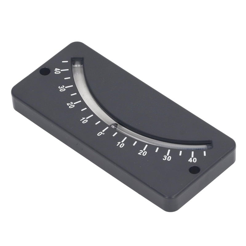 Clinometer 40 To 40 Degree Tube Inclinometer With Fixing Hole For Horizontal Micro Angle Testing Clear Reading Compact Lightweight ABS Housing - Image 2