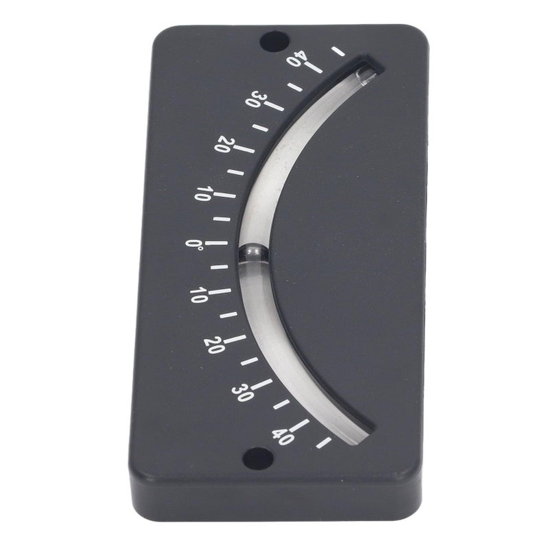 Clinometer 40 To 40 Degree Tube Inclinometer With Fixing Hole For Horizontal Micro Angle Testing Clear Reading Compact Lightweight ABS Housing - Image 3
