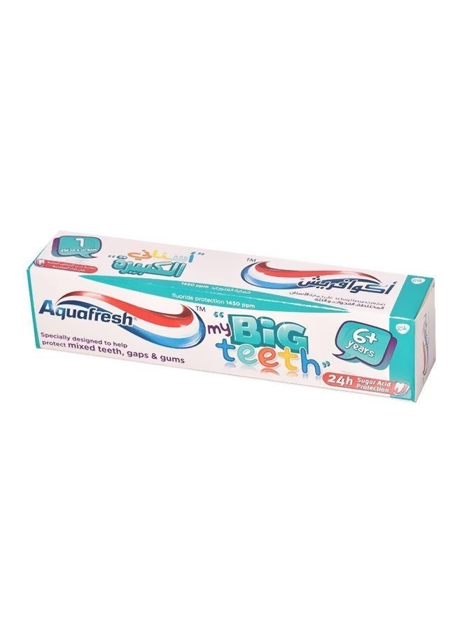 Aqua Fresh My Big Teeth Toothpaste, 6 Years+, 50ml
