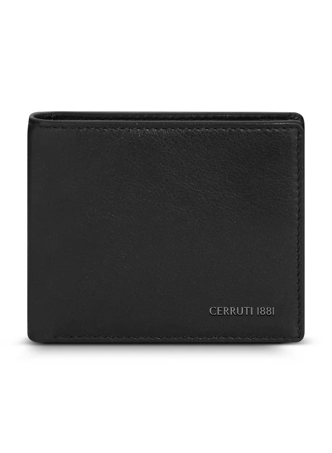 CERRUTI 1881 Black Leather Wallet for Men