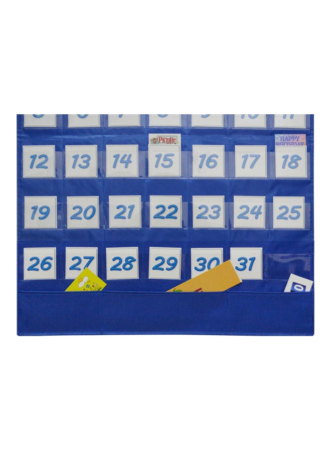 School Classroom Calendar Blue - Image 4