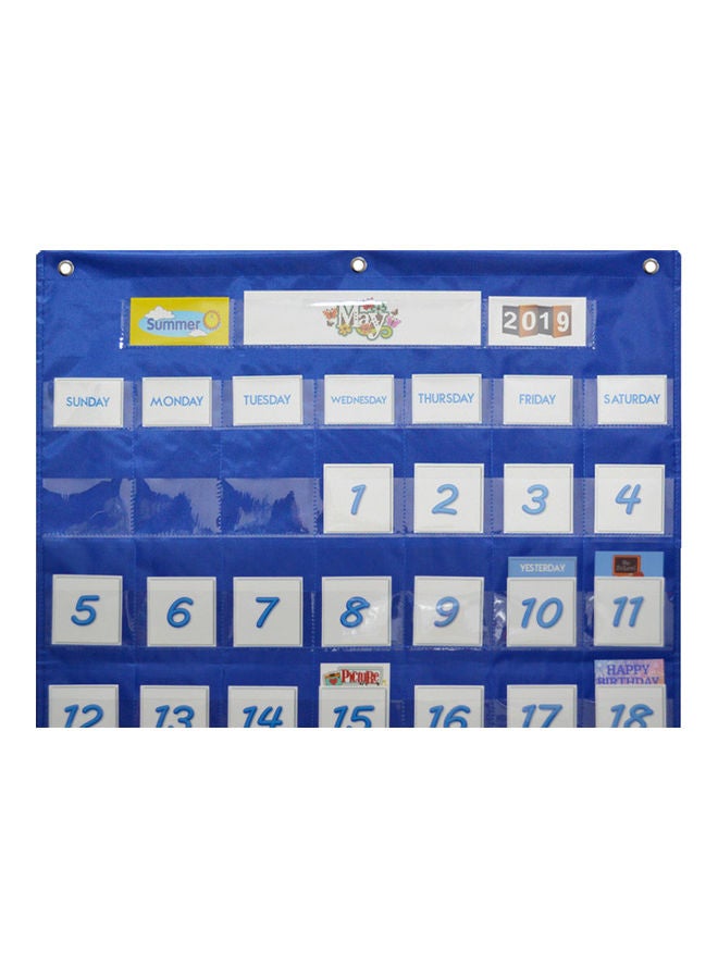 School Classroom Calendar Blue - Image 3