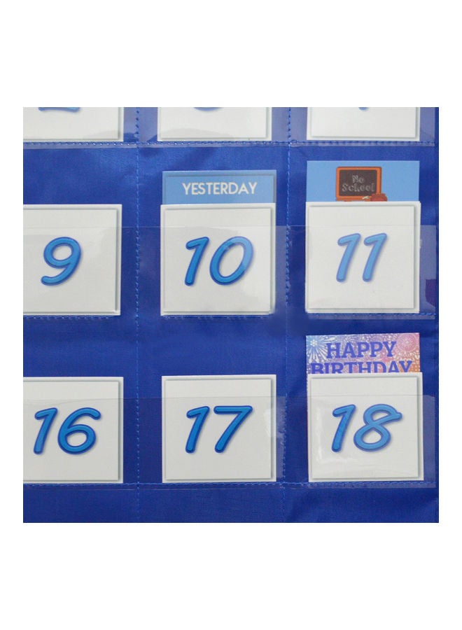 School Classroom Calendar Blue - Image 5