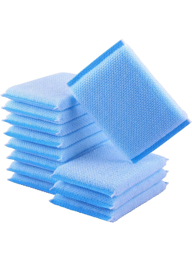 PANYEE Nylon Cleaning Scrub Pad 12 Pack,Long-Lasting and Reusable Dishwashing Sponge,All-Purpose Scouring Pads Sponge for Kitchen,Bathroom - Image 1