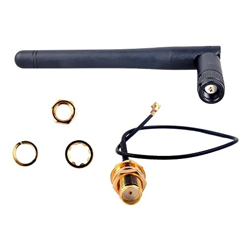 Wishiot 24G WiFi Antenna 3DBI Gain Antennas with 16cm Cable UFL to Female SMA for Arduino CC3000 ESP8266 3 - Image 3