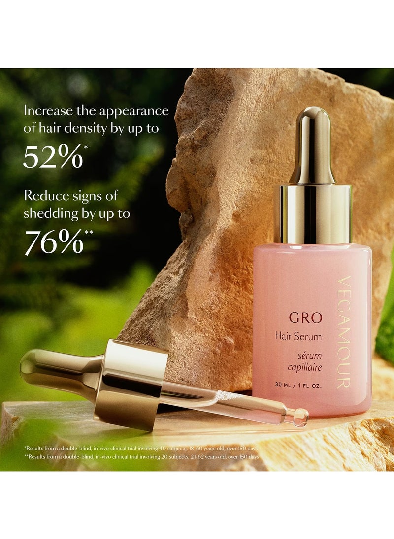 VEGAMOUR - Vigamore Grow Hair Growth Serum for Visibly Thicker and Longer Hair Botanical Hair Growth Serum Designed to Reduce Hair Loss 30ml - Image 1
