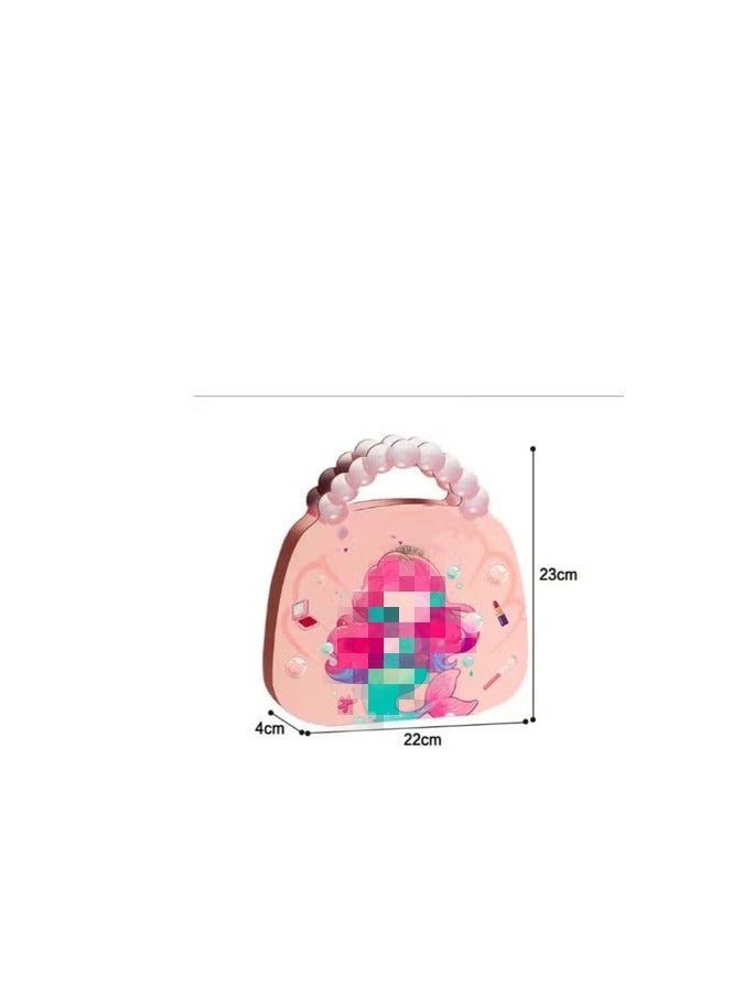Birthday Gift DIY Handmade Gift Princess Makeup Bag Changing Stickers - Image 1
