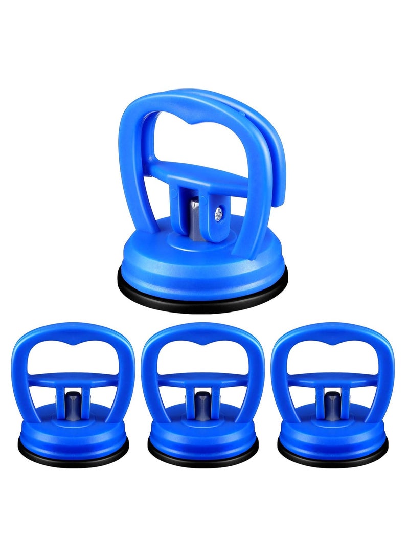 4 Pieces Suction Cup Dent Puller, Powerful Car Dent Repair Tool Kit, Automatic Dent Repair Tool for Glass Tile Mirror, Granite Lifting and Object Moving (Blue) - Image 1