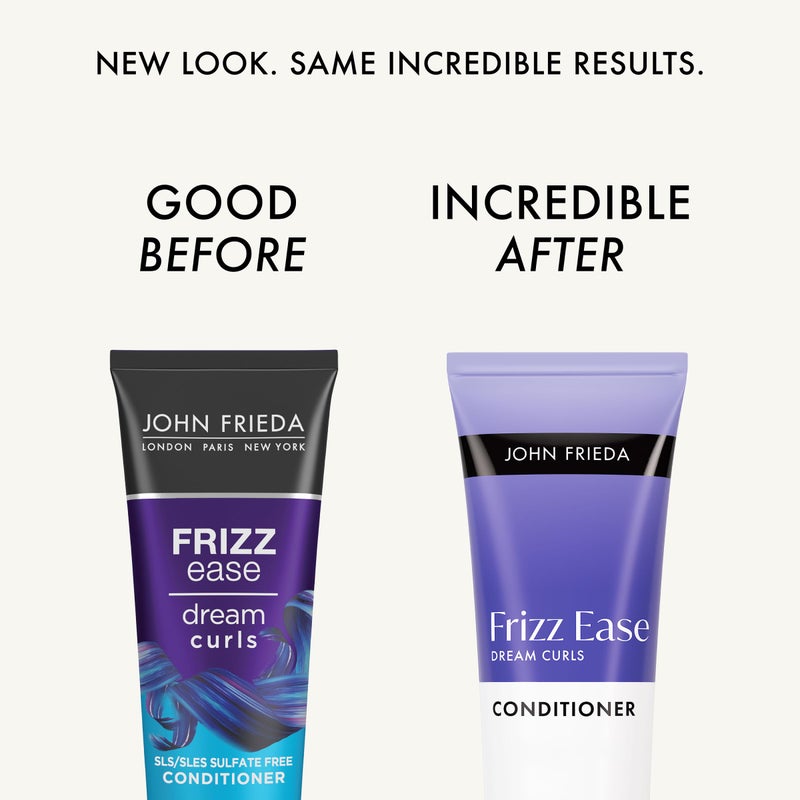 John Frieda Frizz Ease Dream Curls Conditioner, Hydrates and Defines Curly, Wavy Hair, Helps Control Frizz, SLS/SLES Sulfate Free, Enhances Natural Curls, 8.45 Fluid Ounces - Image 2