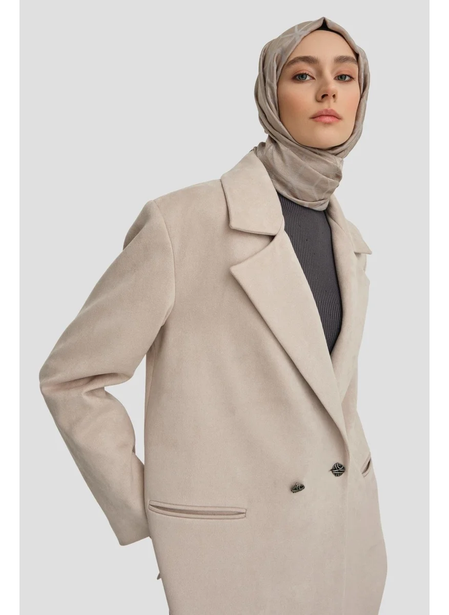 ARMINE Suede Blazer Jacket 24K5710 Beige
