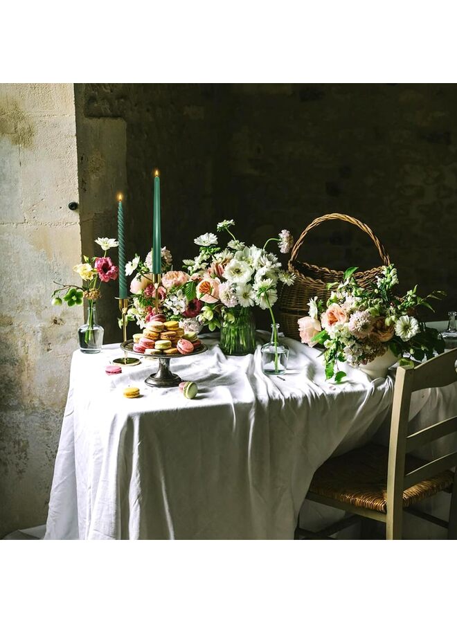 يُسلِّم 16 شمعة مدببة، 10 بوصات، بدون رائحة أو دخان، مناسبة للمنزل، وحفلات الزفاف، وأعياد الميلاد، وديكور المنزل؟ أخضر؟ - Image 3