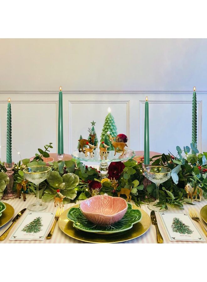 يُسلِّم 16 شمعة مدببة، 10 بوصات، بدون رائحة أو دخان، مناسبة للمنزل، وحفلات الزفاف، وأعياد الميلاد، وديكور المنزل؟ أخضر؟ - Image 5