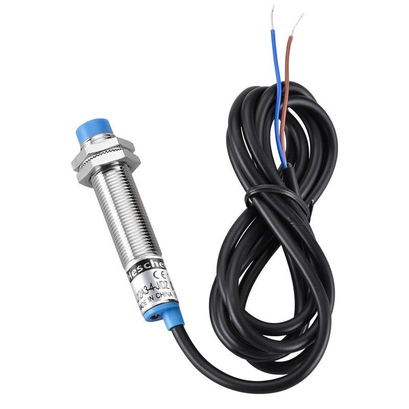 Heschen M12 Inductive Proximity Sensor Switch Non-Shield Type LJ12A3-4-J/DZ Detector 4mm 90-250VAC 400mA Normally Closed(NC) 2 Wire - Image 4