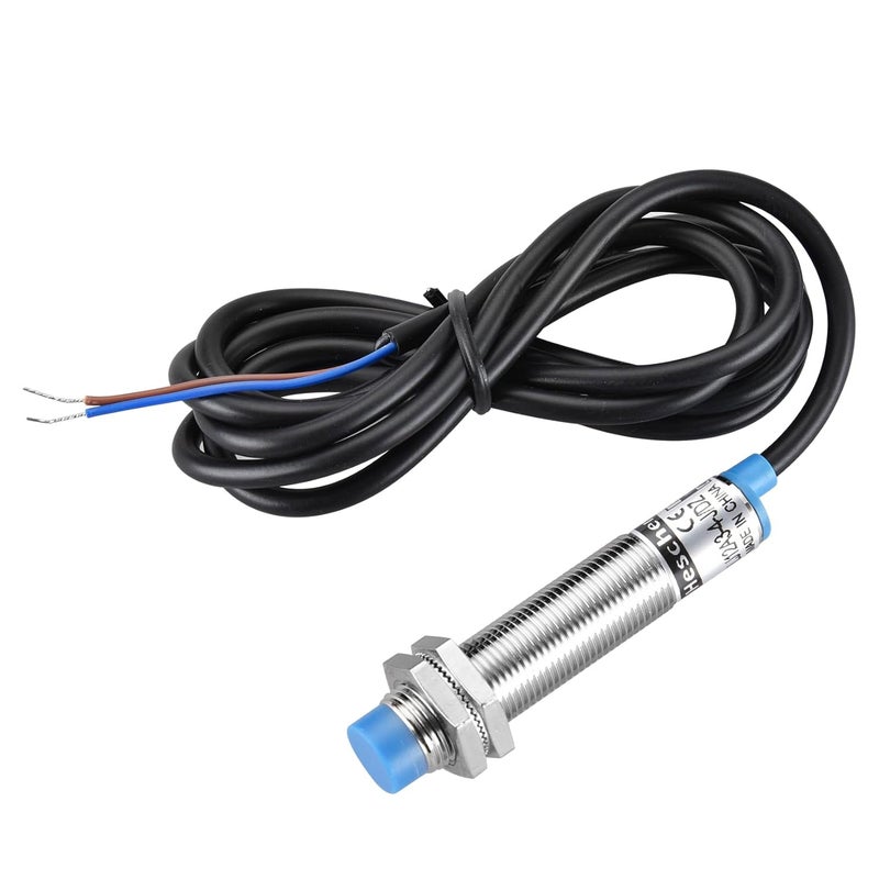 Heschen M12 Inductive Proximity Sensor Switch Non-Shield Type LJ12A3-4-J/DZ Detector 4mm 90-250VAC 400mA Normally Closed(NC) 2 Wire - Image 1