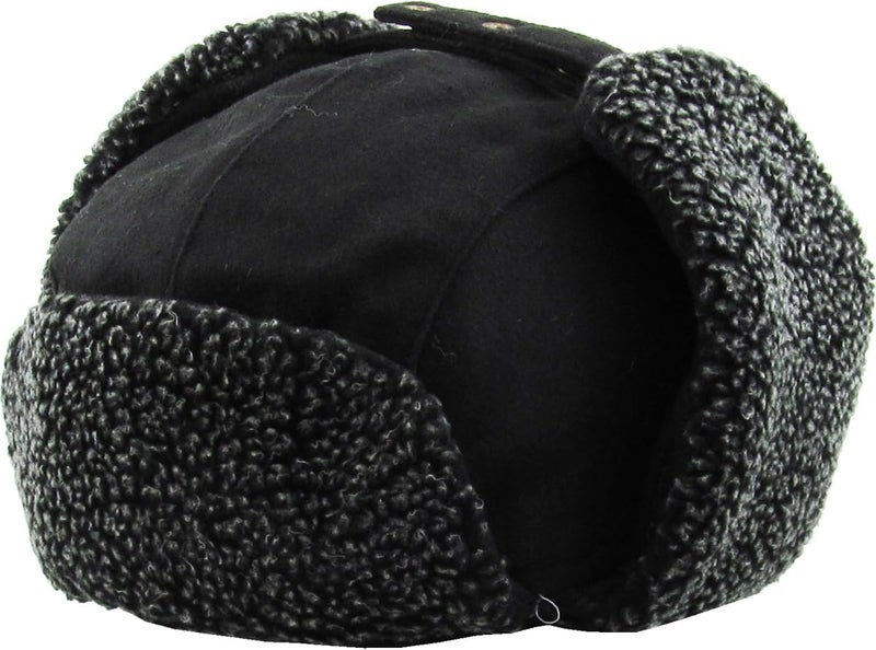 KBETHOS Wool Blend Aviator Trapper hat Trooper Ear Flaps Ushanka Eskimo Russian Warm Winter Cold… - Image 5