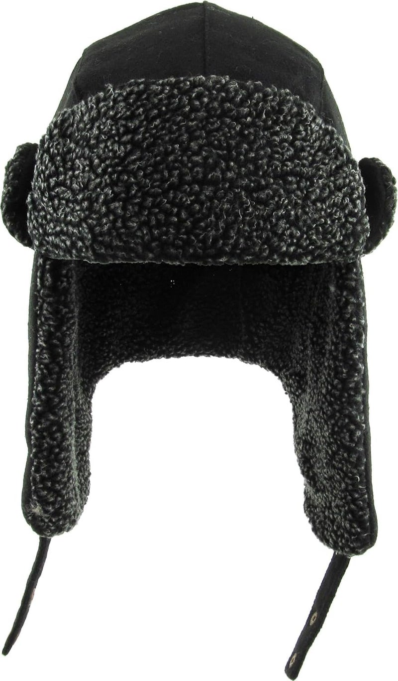 KBETHOS Wool Blend Aviator Trapper hat Trooper Ear Flaps Ushanka Eskimo Russian Warm Winter Cold… - Image 2