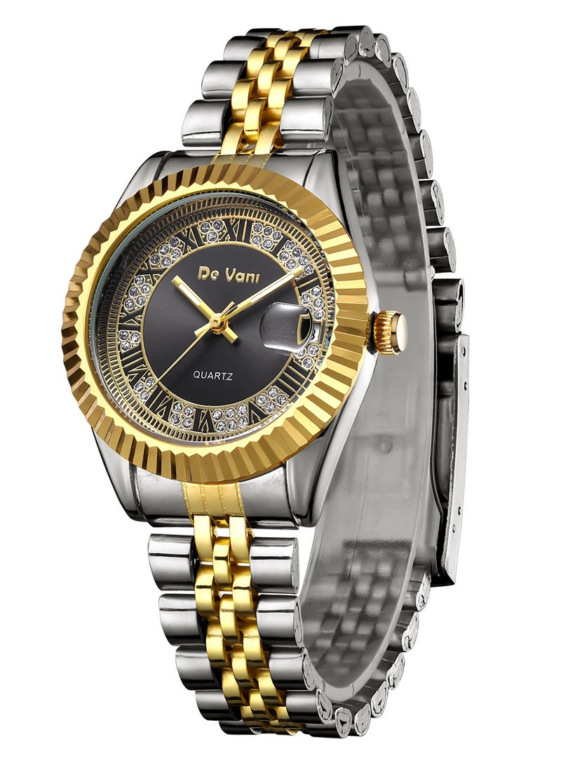 دي فاني ساعة يد للنساء من دي فاني ستانلس ستيل أنالوج بعقارب - Image 2