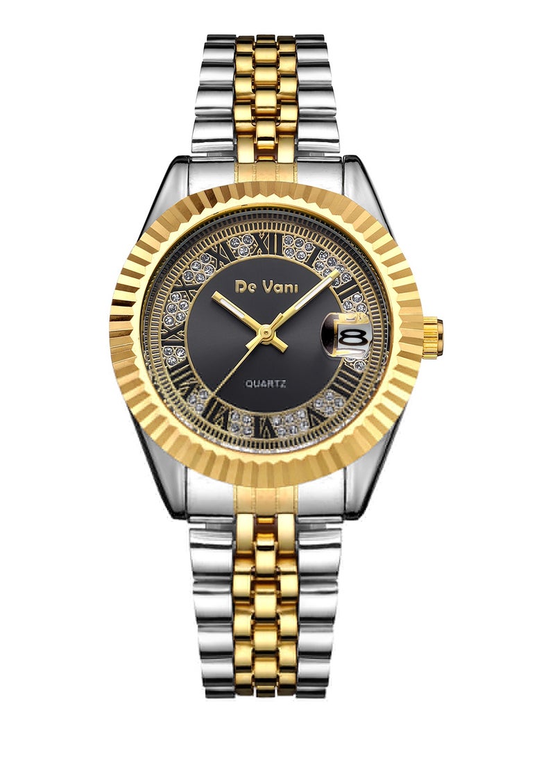 دي فاني ساعة يد للنساء من دي فاني ستانلس ستيل أنالوج بعقارب - Image 3