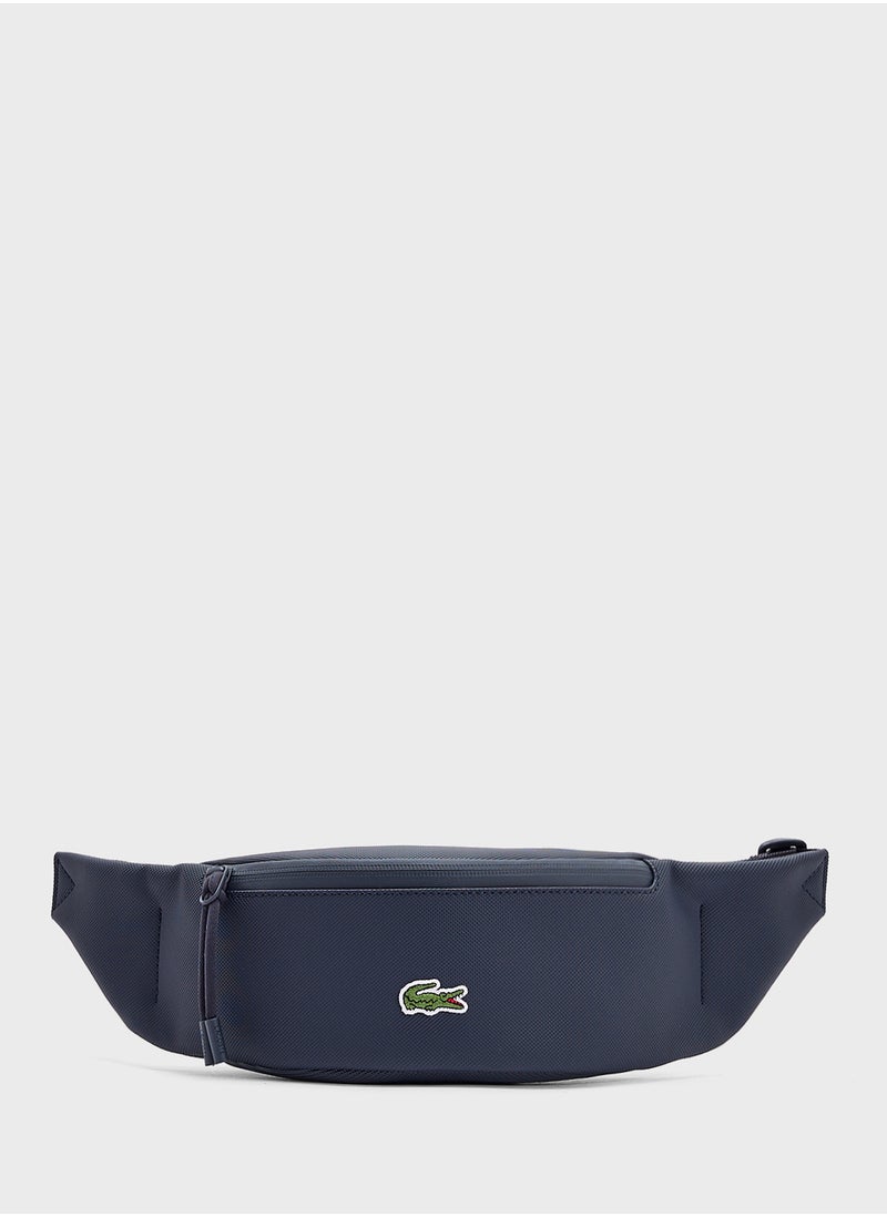 LACOSTE Logo Zip Over Crossbody  - Image 1