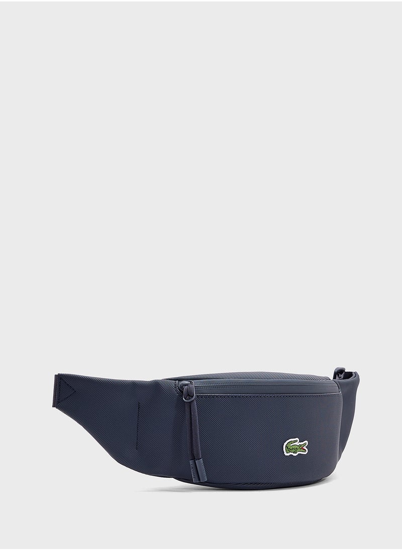 LACOSTE Logo Zip Over Crossbody  - Image 3