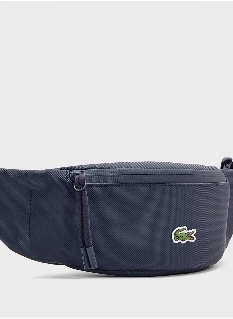 LACOSTE Logo Zip Over Crossbody  - Image 4