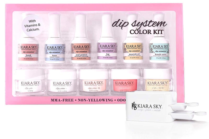Kiara Sky Color Dip Powder Starter Kit | Full Size | with Recycling System - Image 1