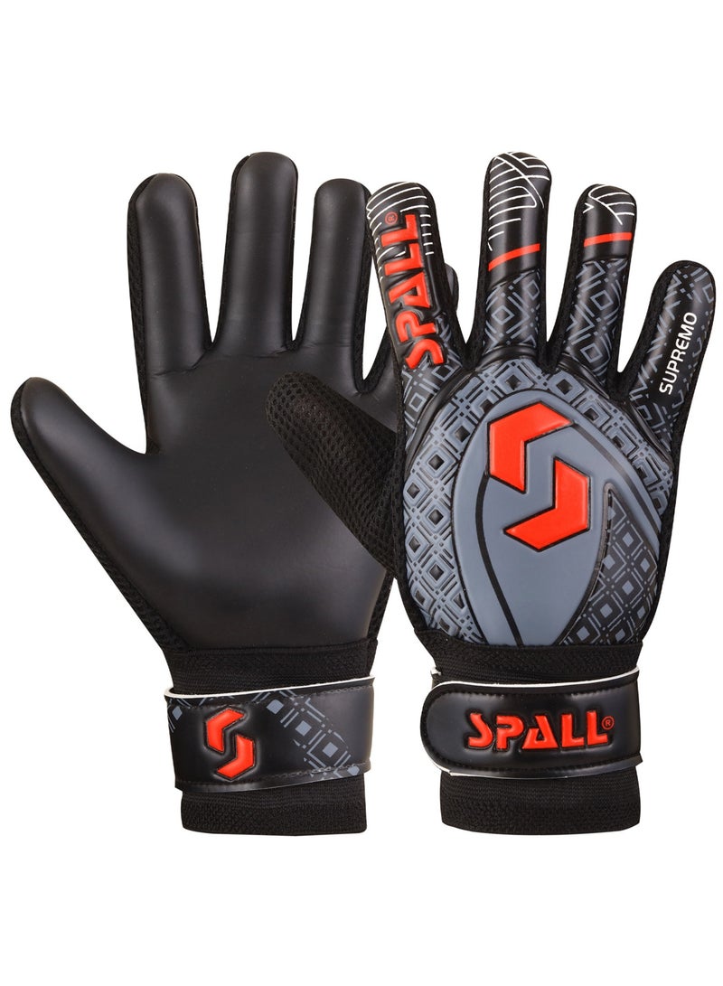 سبال 124/1000 قفازات حارس المرمى قبضة قوية مع العمود الفقري للإصبع حماية مزدوجة للمعصم تمنع الإصابات لأصعب تصديات قفازات تدريب حارس المرمى - Image 1