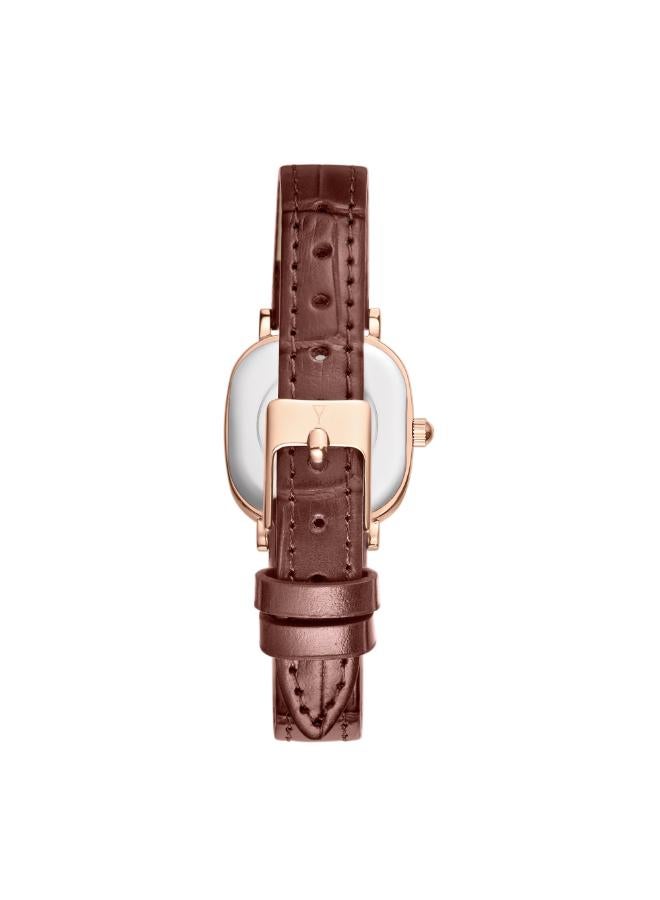 ECSTACY Women's Genuine leather Analog Watch E25510-RLDW - 23 mm - Image 3