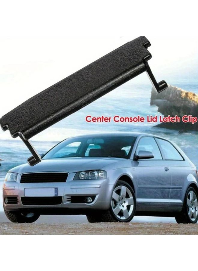غطاء مسند ذراع وحدة التحكم المركزية للسيارة السوداء صندوق تخزين القفل لأودي A3 2003 2012 - Image 2