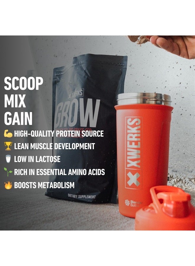Xwerks Grow 100% New Zealand Grass-Fed Whey Protein - 25g of Pure Isolate Protein Powder (30 Servings) All-Natural, Paleo & Keto-Friendly, Soy & Gluten-Free, and Easy to Digest (Vanilla) - Image 5