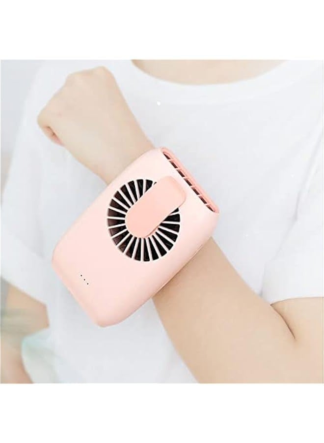 Neck Fan with Clip and Lanyard for Hands- Cooling, White - Image 5