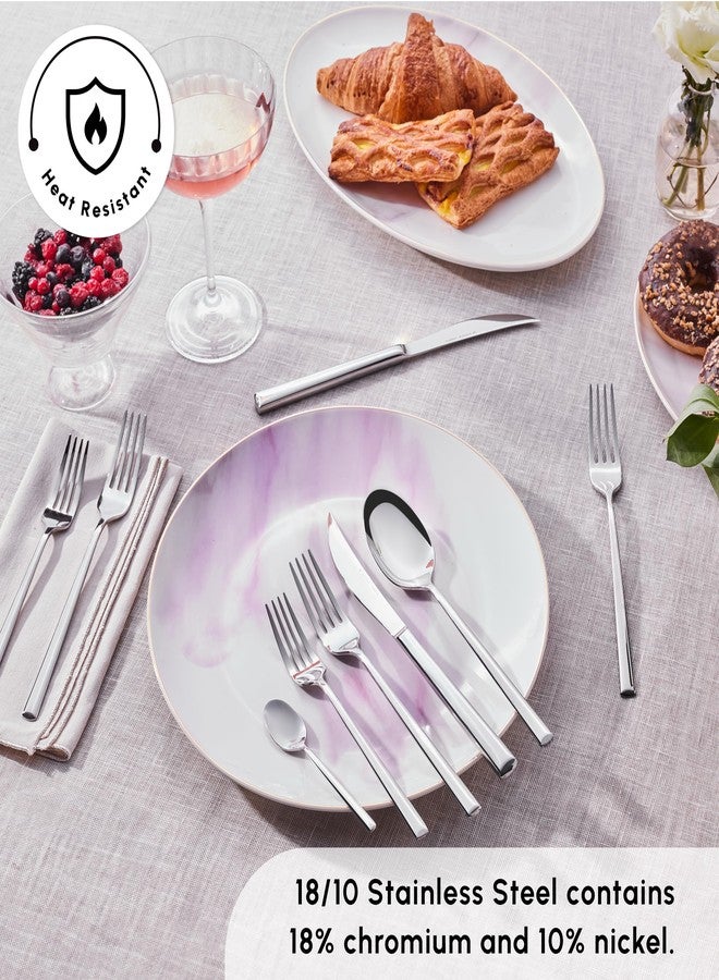 Karaca Tivoli 60-Piece Cutlery Set, for 12 People, 18/10 Stainless Steel Cutlery Set, Dishwasher Safe, Perfect for Daily Use, Karaca Stainless Steel Set - Image 5