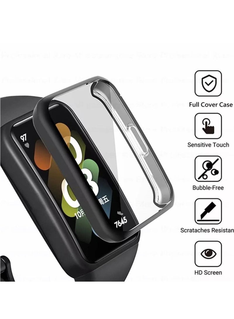 Full Cover Case Protector Compatible with Huawei Fit 2 Watch TPU Case Protector (Black) - Image 3