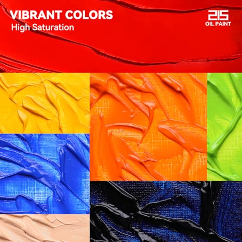 Paul Rubens Oil Paint, 40 Colors*50ml LargeTubes, Professional Oil Based Paint with High Saturation, Creamy Texture, and Consistency,Art Supplies for Artists, Students, Beginners - Image 4