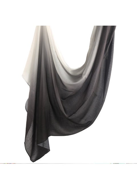 High-Quality Modal Wide Edge Thin Hand-Painted Gradient Color Viscose Long Scarf